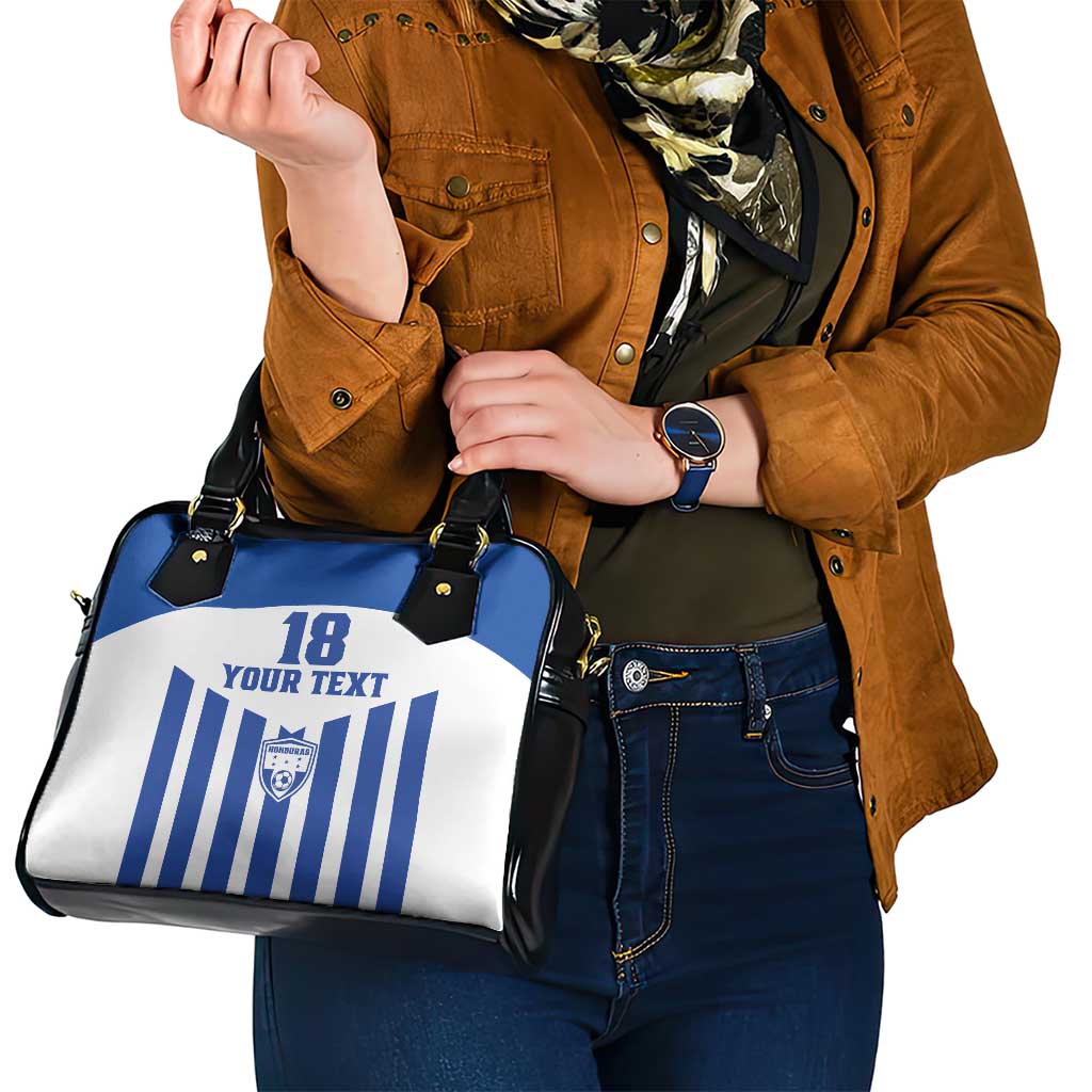 Custom Honduras Football Shoulder Handbag Los Catrachos Sporty Style - Wonder Print Shop