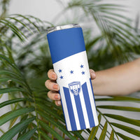 Custom Honduras Football Skinny Tumbler Los Catrachos Sporty Style - Wonder Print Shop