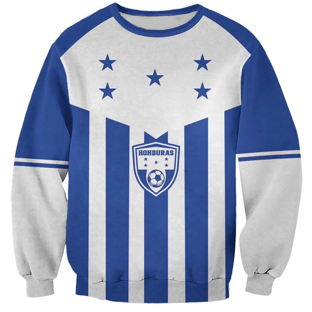 Custom Honduras Football Sweatshirt Los Catrachos Sporty Style - Wonder Print Shop