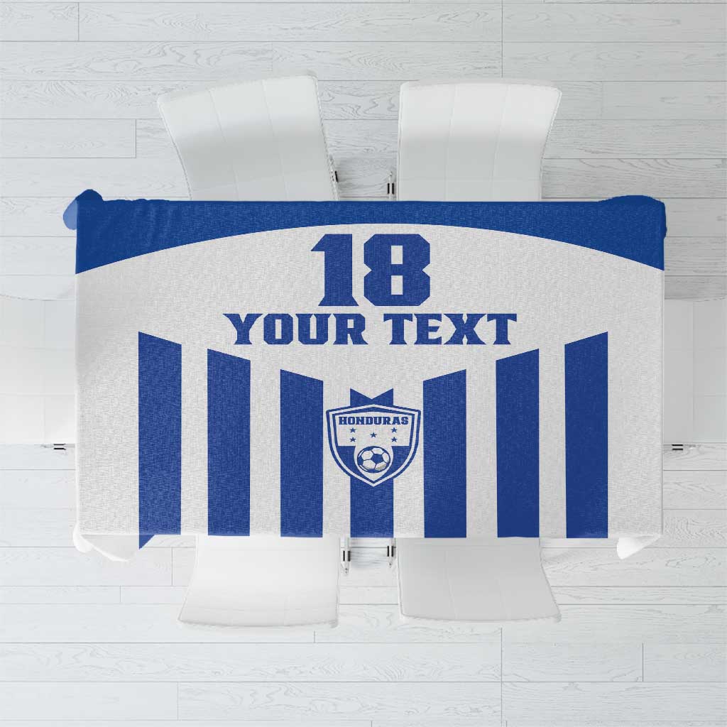 Custom Honduras Football Tablecloth Los Catrachos Sporty Style - Wonder Print Shop