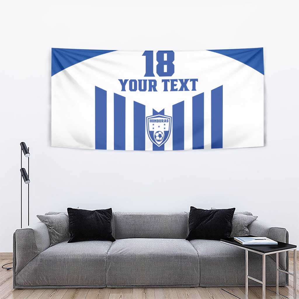Custom Honduras Football Tapestry Los Catrachos Sporty Style - Wonder Print Shop