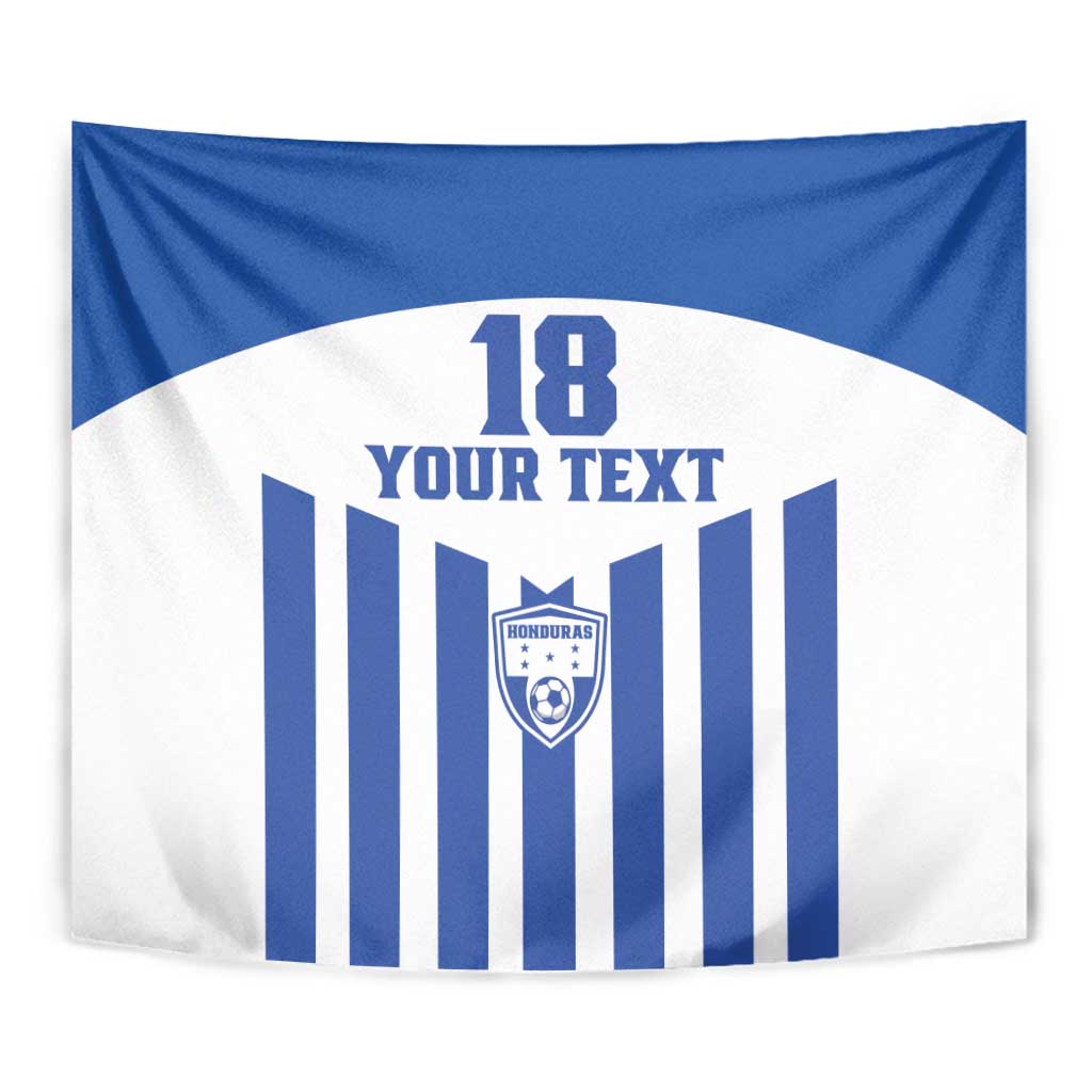 Custom Honduras Football Tapestry Los Catrachos Sporty Style - Wonder Print Shop