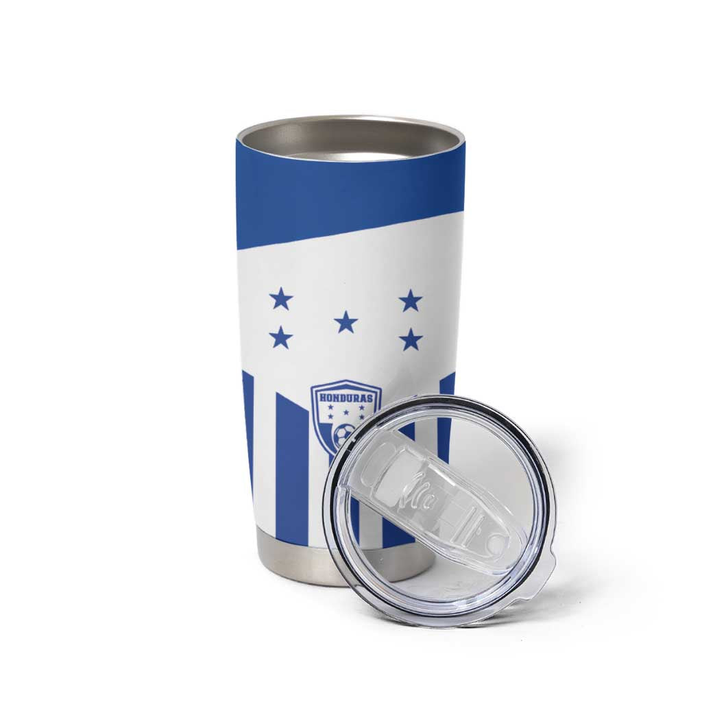 Custom Honduras Football Tumbler Cup Los Catrachos Sporty Style - Wonder Print Shop