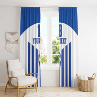 Custom Honduras Football Window Curtain Los Catrachos Sporty Style - Wonder Print Shop