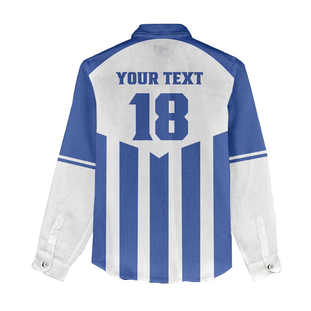 Custom Honduras Football Women Casual Shirt Los Catrachos Sporty Style - Wonder Print Shop