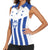 Custom Honduras Football Women Sleeveless Polo Shirt Los Catrachos Sporty Style - Wonder Print Shop