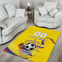 Custom Colombia Football Area Rug Go Champions Unique Style - Wonder Print Shop