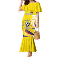 Custom Colombia Football Family Matching Mermaid Dress and Hawaiian Shirt Go Champions Unique Style - Wonder Print Shop