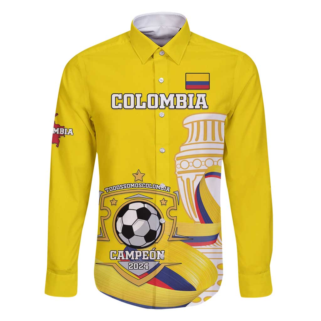 Custom Colombia Football Family Matching Summer Maxi Dress and Hawaiian Shirt Go Champions Unique Style - Wonder Print Shop