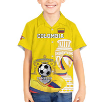 Custom Colombia Football Family Matching Tank Maxi Dress and Hawaiian Shirt Go Champions Unique Style - Wonder Print Shop