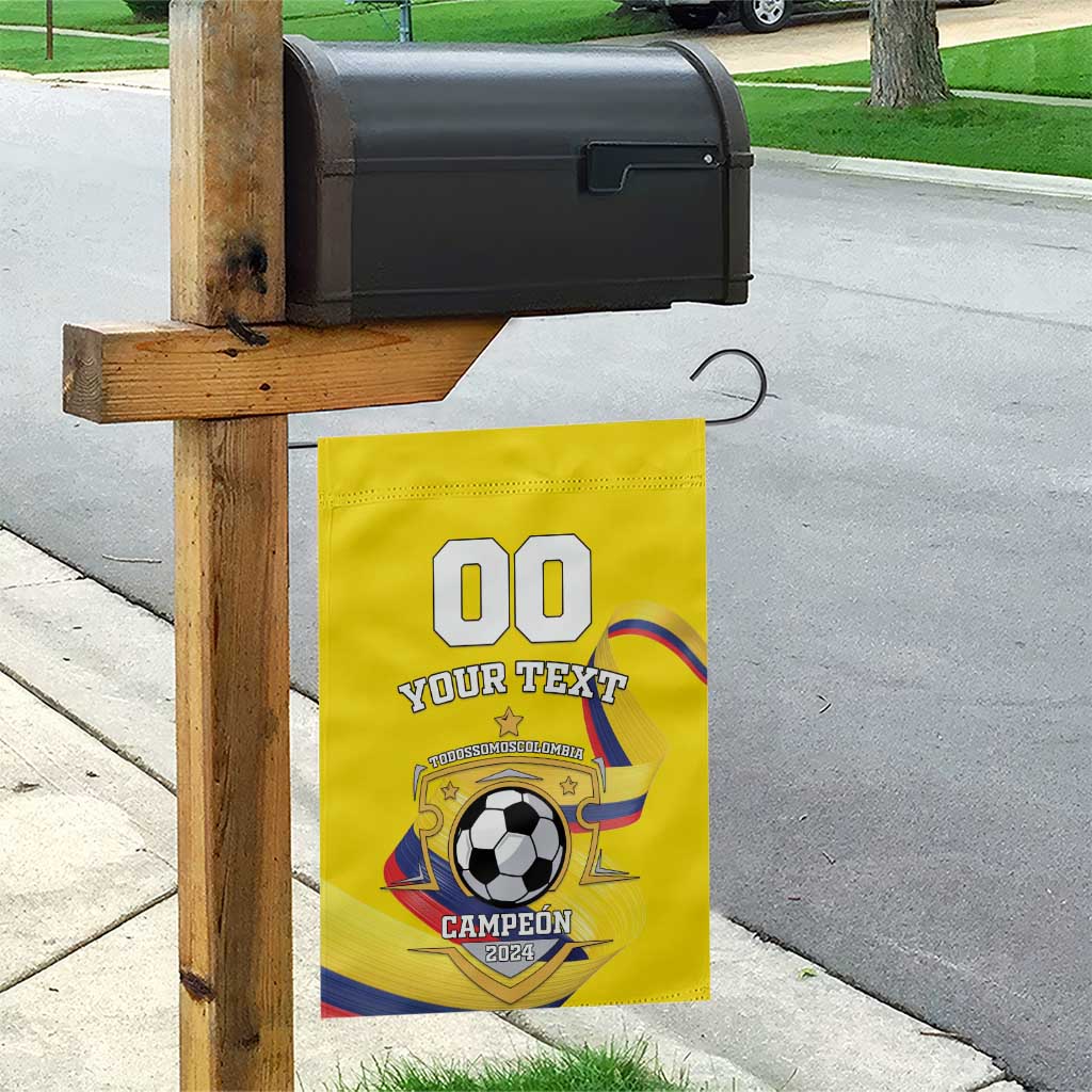 Custom Colombia Football Garden Flag Go Champions Unique Style - Wonder Print Shop