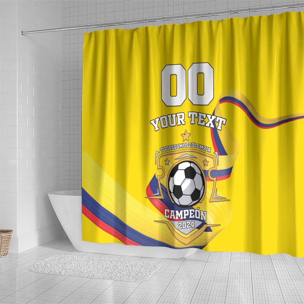 Custom Colombia Football Shower Curtain Go Champions Unique Style