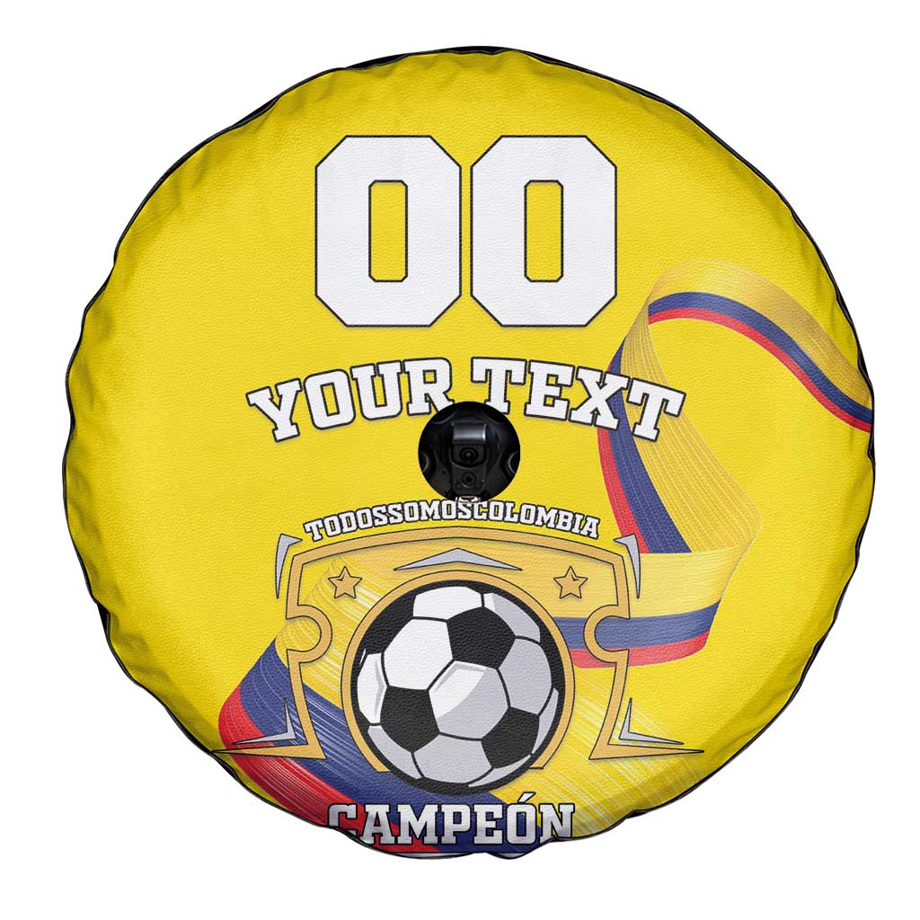 Custom Colombia Football Spare Tire Cover Go Champions Unique Style - Wonder Print Shop