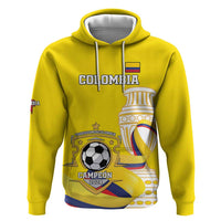 Custom Colombia Football Zip Hoodie Go Champions Unique Style - Wonder Print Shop