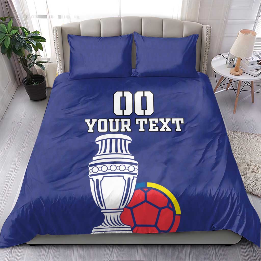 Custom Colombia Football Bedding Set 2024 Copa America - Wonder Print Shop