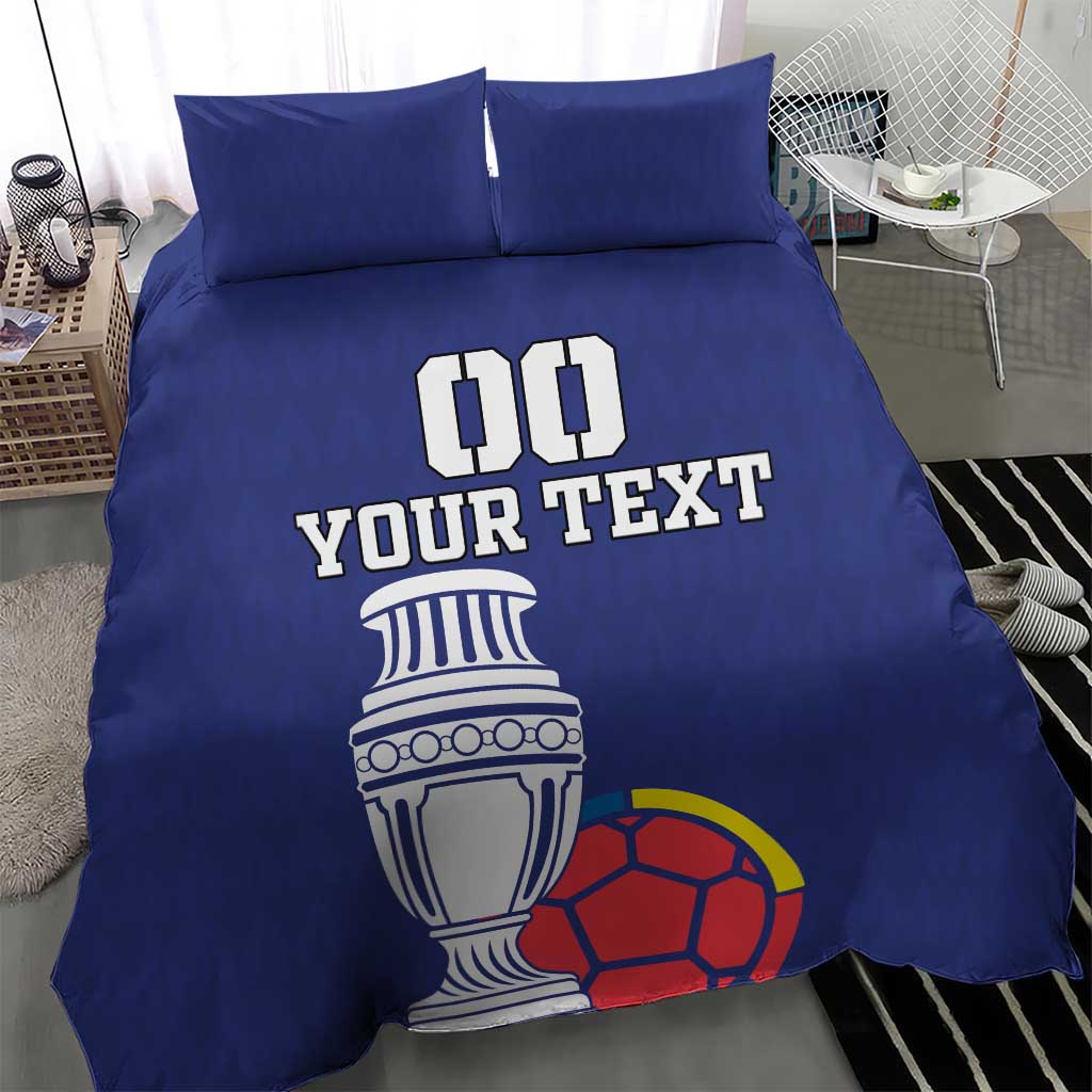 Custom Colombia Football Bedding Set 2024 Copa America - Wonder Print Shop