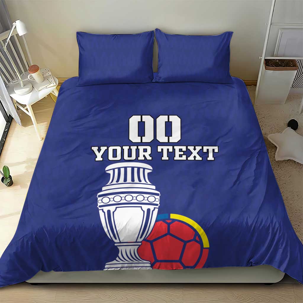 Custom Colombia Football Bedding Set 2024 Copa America - Wonder Print Shop