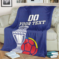 Custom Colombia Football Blanket 2024 Copa America