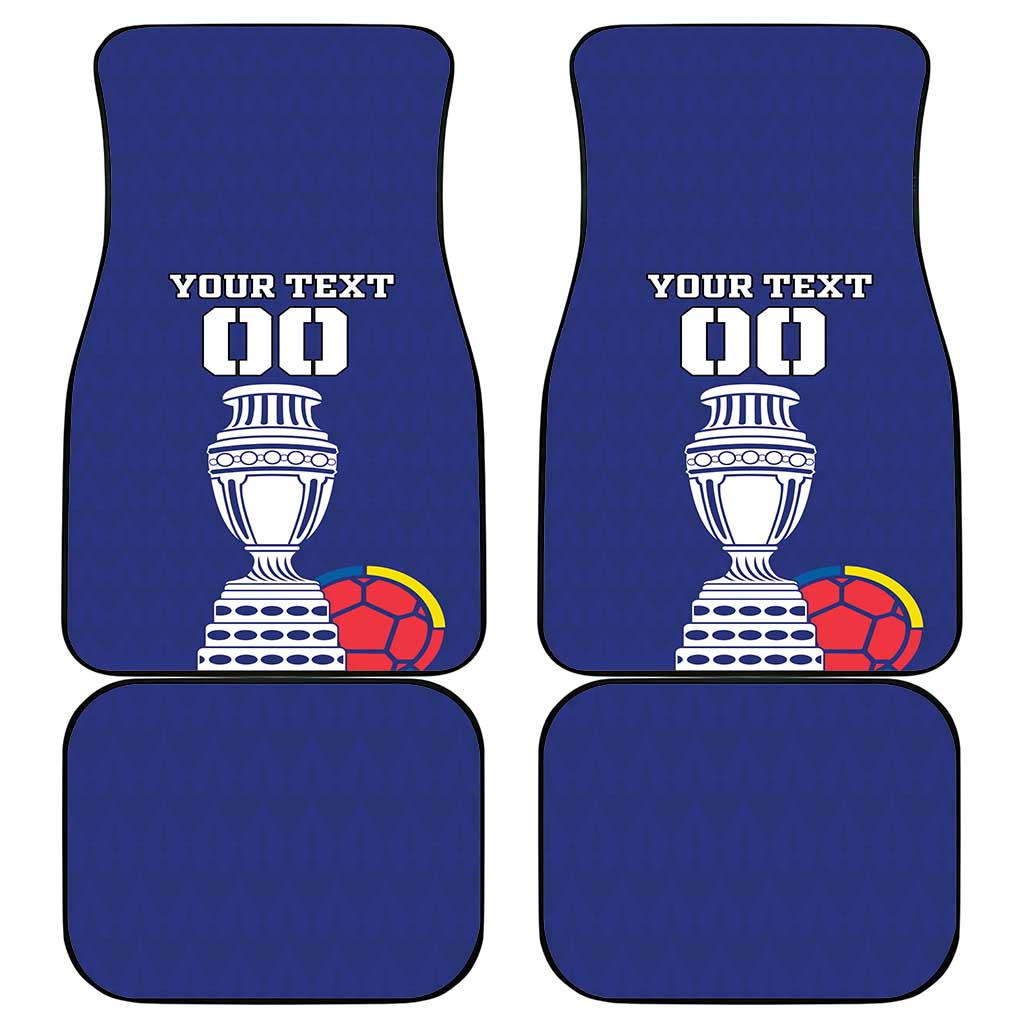 Custom Colombia Football Car Mats 2024 Copa America - Wonder Print Shop