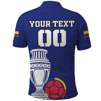 Custom Colombia Football Polo Shirt 2024 Copa America - Wonder Print Shop