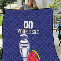Custom Colombia Football Quilt 2024 Copa America - Wonder Print Shop
