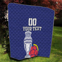 Custom Colombia Football Quilt 2024 Copa America - Wonder Print Shop