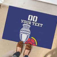 Custom Colombia Football Rubber Doormat 2024 Copa America - Wonder Print Shop