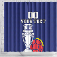 Custom Colombia Football Shower Curtain 2024 Copa America