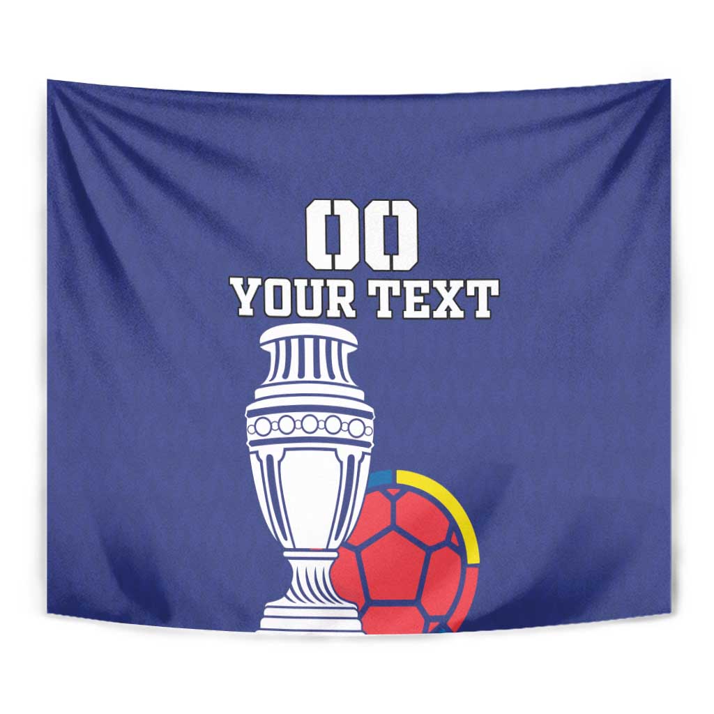 Custom Colombia Football Tapestry 2024 Copa America - Wonder Print Shop