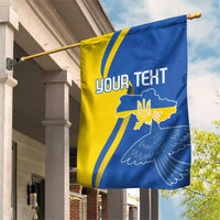 Personalized Ukraine Independence Day Garden Flag Peace Dove Sunflower - Wonder Print Shop