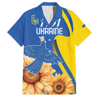 Personalized Ukraine Independence Day Hawaiian Shirt Peace Dove Sunflower - Wonder Print Shop