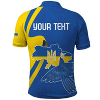 Personalized Ukraine Independence Day Polo Shirt Peace Dove Sunflower - Wonder Print Shop