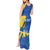 Personalized Ukraine Independence Day Tank Maxi Dress Peace Dove Sunflower - Wonder Print Shop