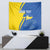 Personalized Ukraine Independence Day Tapestry Peace Dove Sunflower - Wonder Print Shop