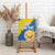 Custom Ukraine Independence Day Canvas Wall Art Dove Of Peace With Grunge Pattern - Wonder Print Shop
