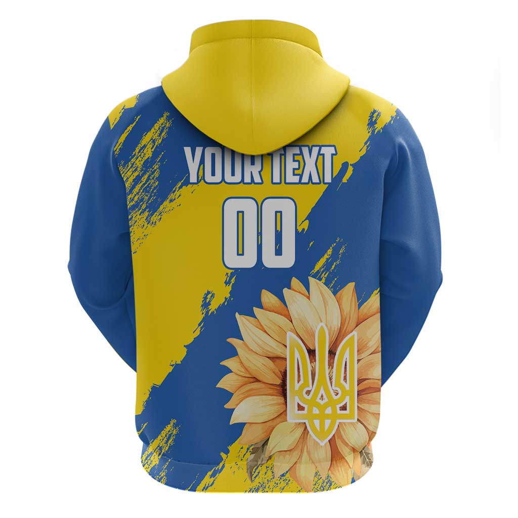 Custom Ukraine Independence Day Hoodie Dove Of Peace With Grunge Pattern - Wonder Print Shop