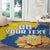 Custom Ukraine Independence Day Round Carpet Dove Of Peace With Grunge Pattern