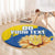 Custom Ukraine Independence Day Round Carpet Dove Of Peace With Grunge Pattern