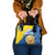 Custom Ukraine Independence Day Shoulder Handbag Dove Of Peace With Grunge Pattern
