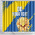 Custom Ukraine Independence Day Shower Curtain Dove Of Peace With Grunge Pattern