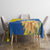 Custom Ukraine Independence Day Tablecloth Dove Of Peace With Grunge Pattern - Wonder Print Shop