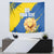 Custom Ukraine Independence Day Tapestry Dove Of Peace With Grunge Pattern - Wonder Print Shop