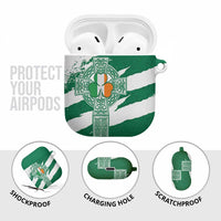 Ireland Celtic Cross AirPods Case Irish Flag Shamrock - Wonder Print Shop
