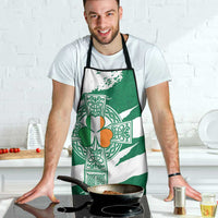 Ireland Celtic Cross Apron Irish Flag Shamrock - Wonder Print Shop