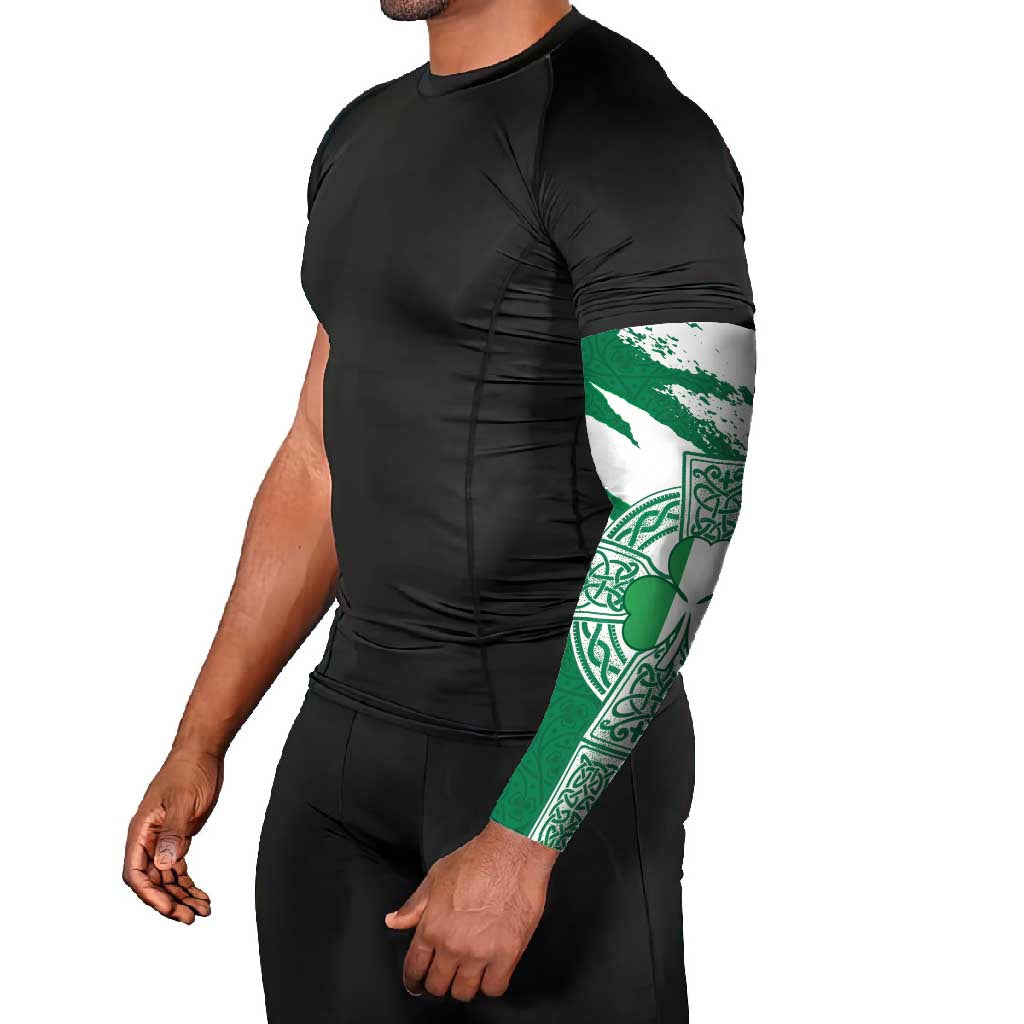 Ireland Celtic Cross Arm Sleeves Irish Flag Shamrock - Wonder Print Shop