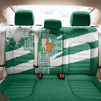 Ireland Celtic Cross Back Car Seat Cover Irish Flag Shamrock - Wonder Print Shop