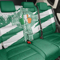 Ireland Celtic Cross Back Car Seat Cover Irish Flag Shamrock - Wonder Print Shop