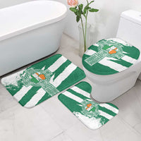 Ireland Celtic Cross Bathroom Set Irish Flag Shamrock - Wonder Print Shop