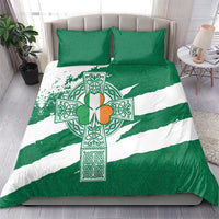 Ireland Celtic Cross Bedding Set Irish Flag Shamrock - Wonder Print Shop