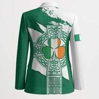Ireland Celtic Cross Blazer Irish Flag Shamrock - Wonder Print Shop